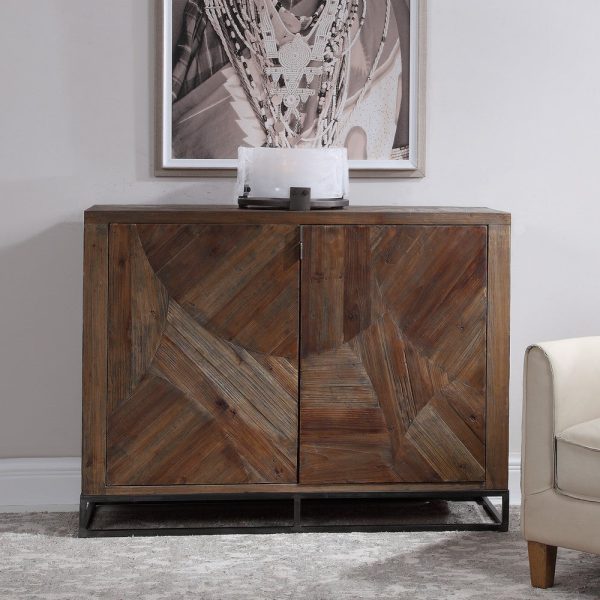 Uttermost Evros Reclaimed Wood 2 Door Cabinet By Casagear Home on Sale - Image 2
