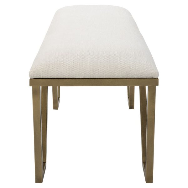 Uttermost Davenport Modern Coastal Bench By Casagear Home Sale - Image 3