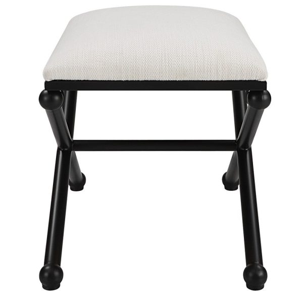 Uttermost Andrews White Small Bench By Casagear Home Fashion - Image 5