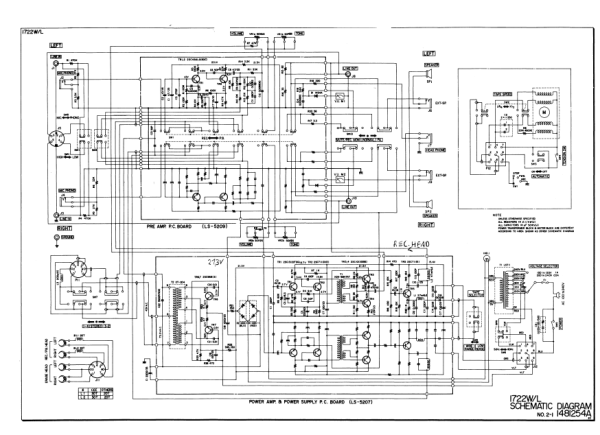 AKAI 1722WL Schematics For Sale